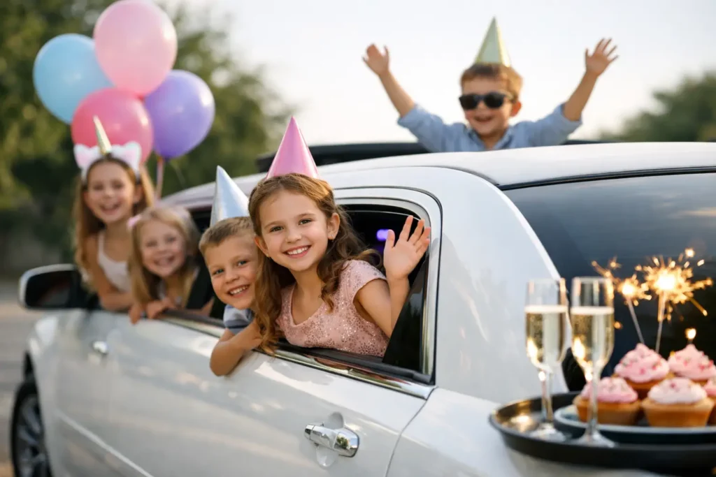 Limousine zum Kindergeburtstag mieten mit VIP-Gefühl