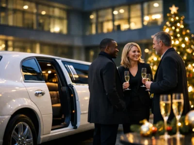 Limousine für Firmen-Weihnachtsfeier buchen