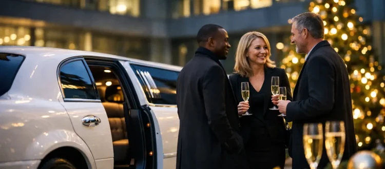 Limousine für Firmen-Weihnachtsfeier buchen