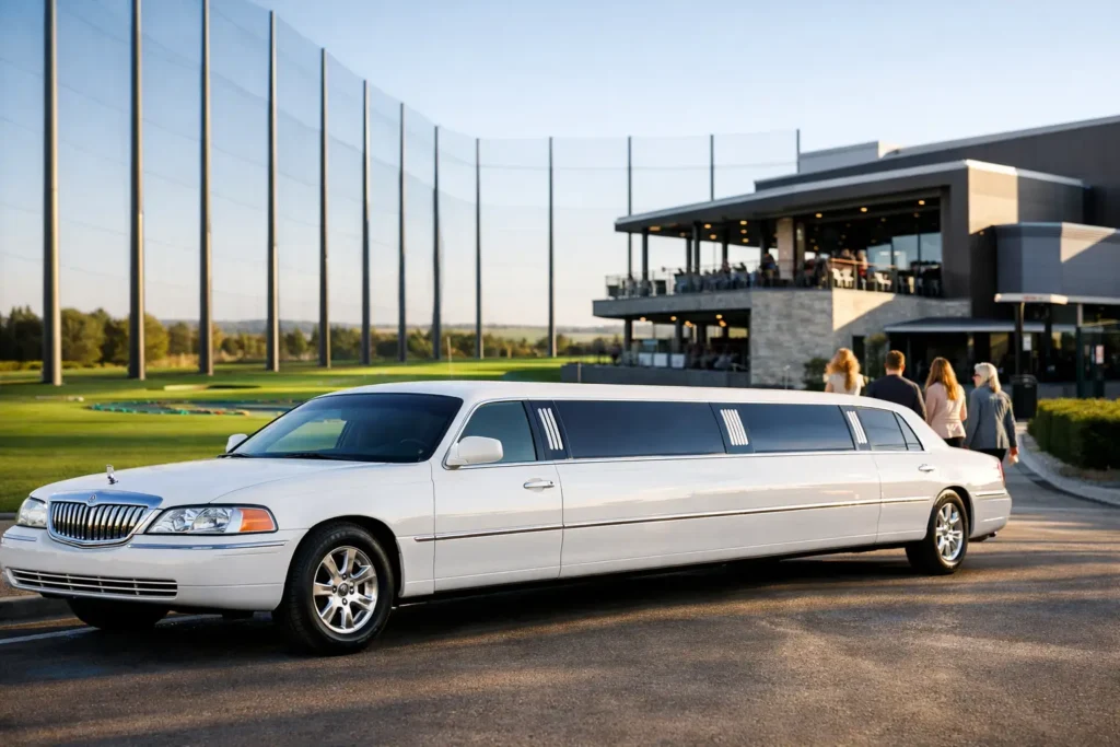 Stretchlimousine mieten für Topgolf in Brunn