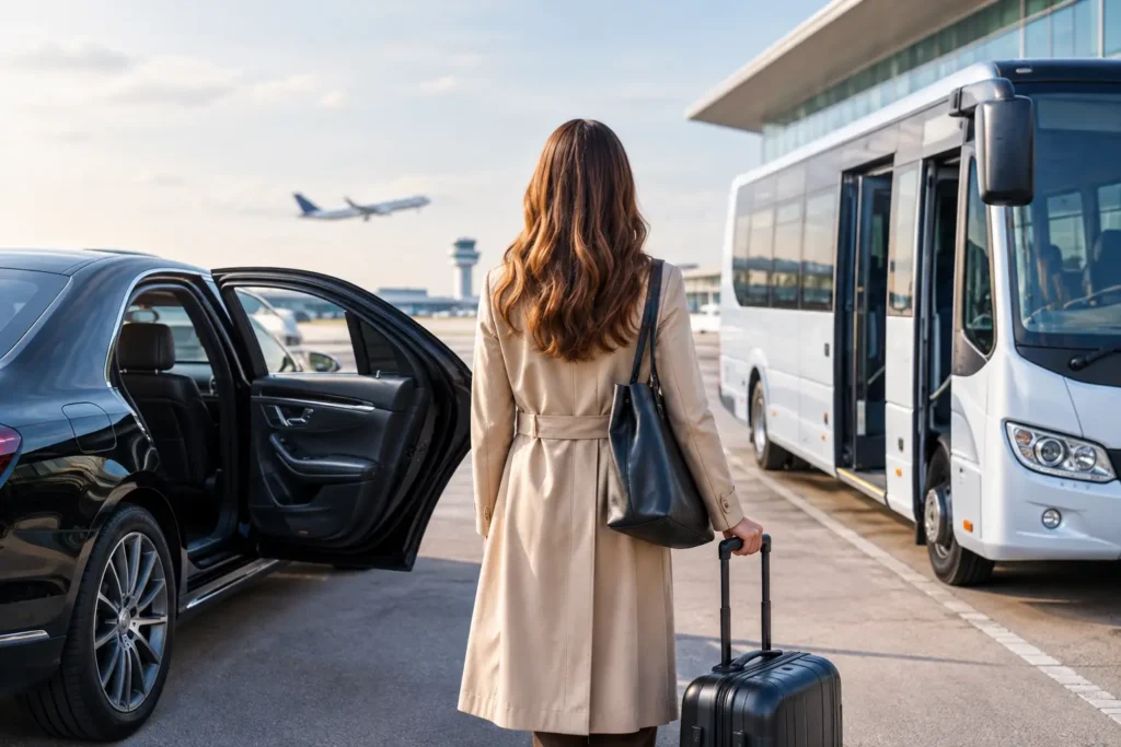 Flughafenlimousine oder Hotelshuttle wählen?