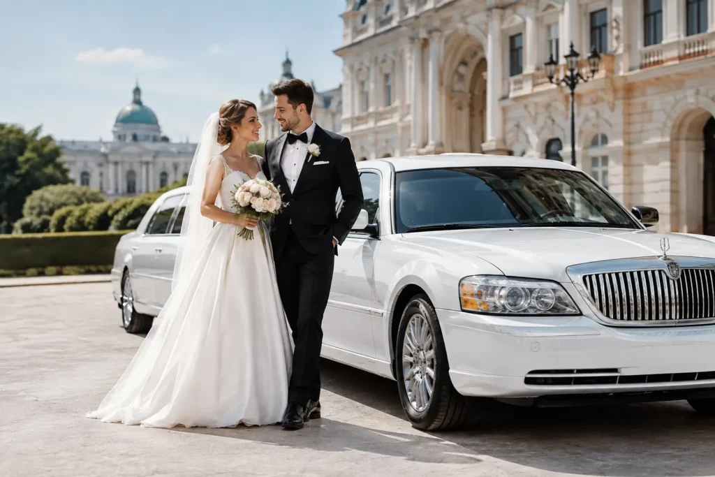 Hochzeitslimousine mieten in Wien für den großen Auftritt
