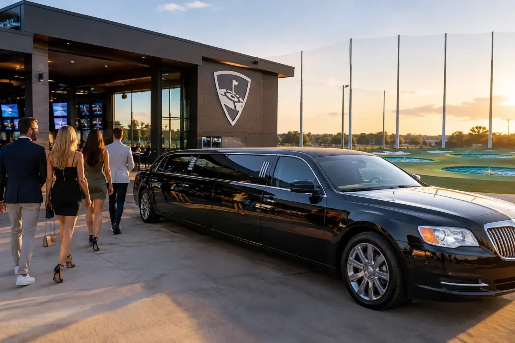 Stretchlimousine mieten für Topgolf Besuch